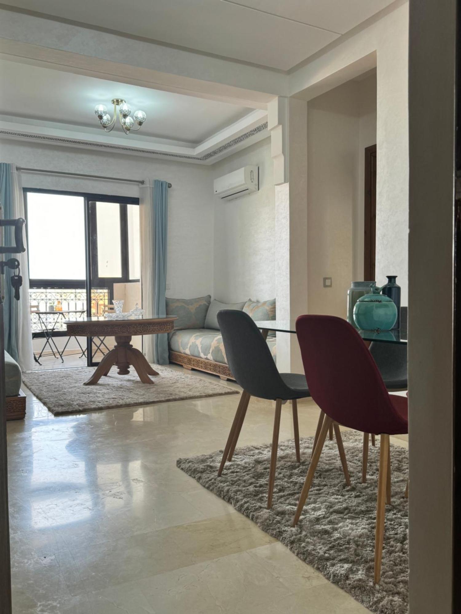 Appartement Malak - Residence Avec Piscine, Wifi, Gardien H24 マラケシュ エクステリア 写真