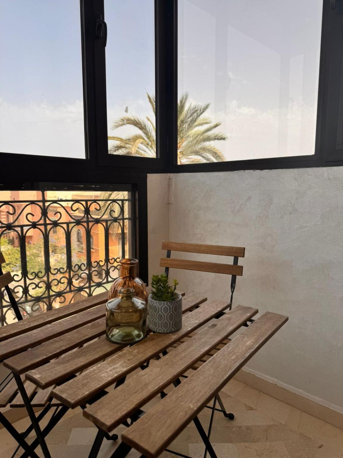 Appartement Malak - Residence Avec Piscine, Wifi, Gardien H24 マラケシュ エクステリア 写真